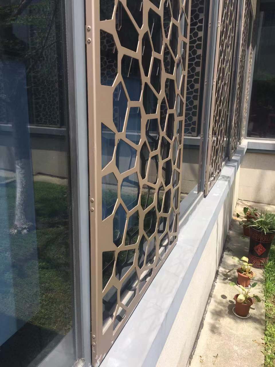 造型铝板,雕花铝板,空调罩铝板(南京改造)百美